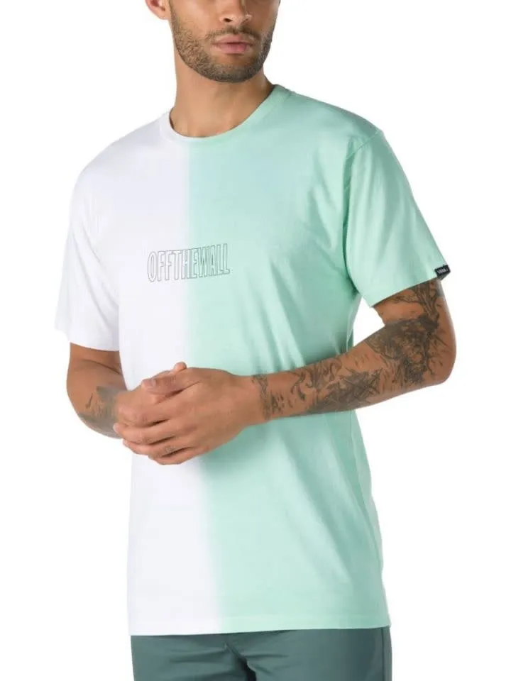 Vans Split Dye Men's T-Shirt - Mist Green/White -