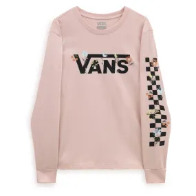 Vans Women's Wyld Tangles Micro Ditsy Long Sleeve Boyfriend T-Shirt