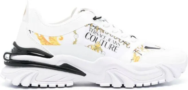 Versace Jeans Couture Baroccoflage-print low-top sneakers White