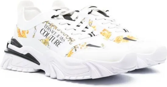 Versace Jeans Couture Baroccoflage-print low-top sneakers White