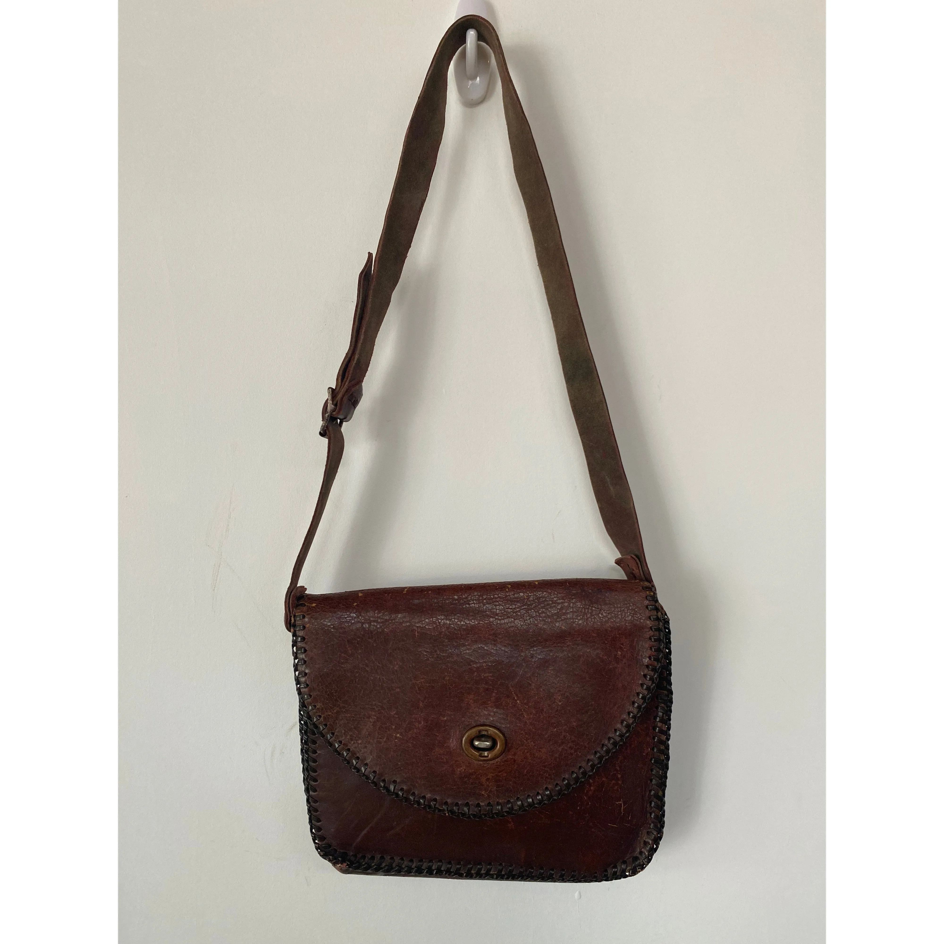 Vintage Leather Bag - Louise