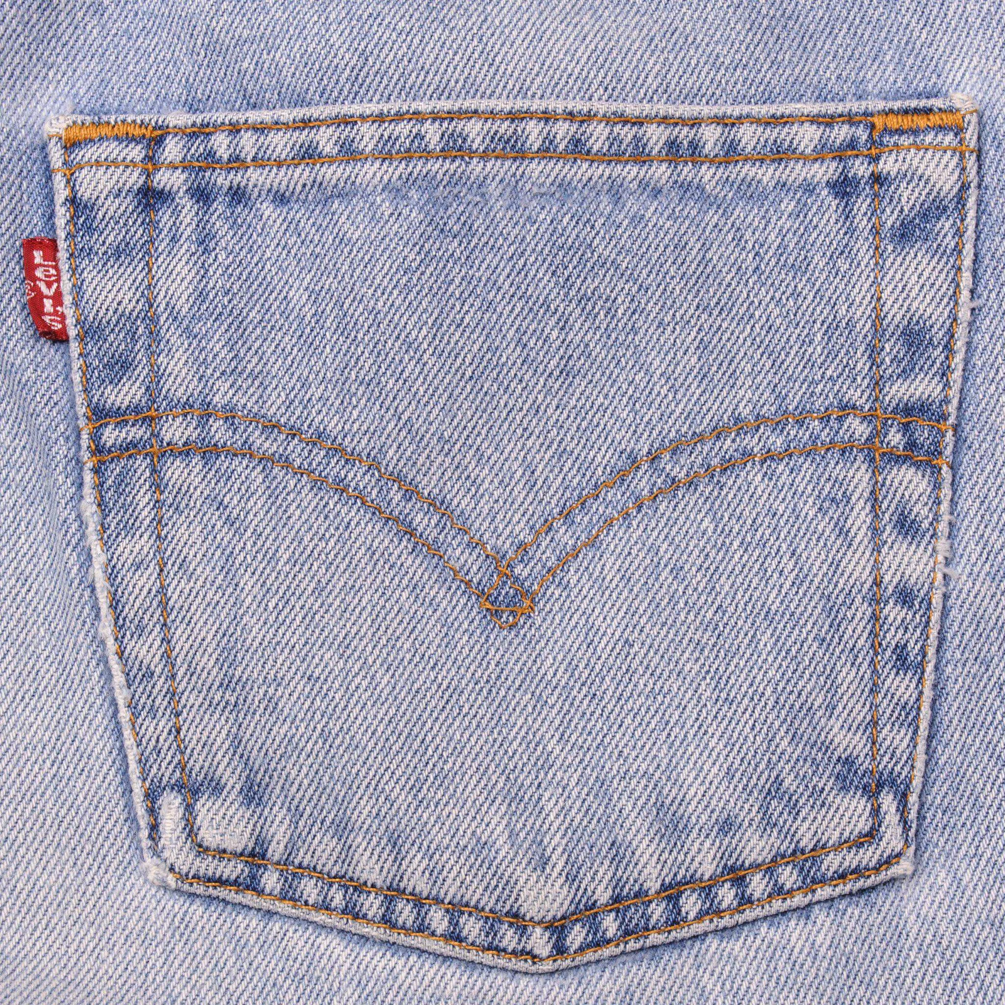 VINTAGE LEVIS 501 JEANS INDIGO 90s WOMAN SIZE W26 L29 MADE IN USA