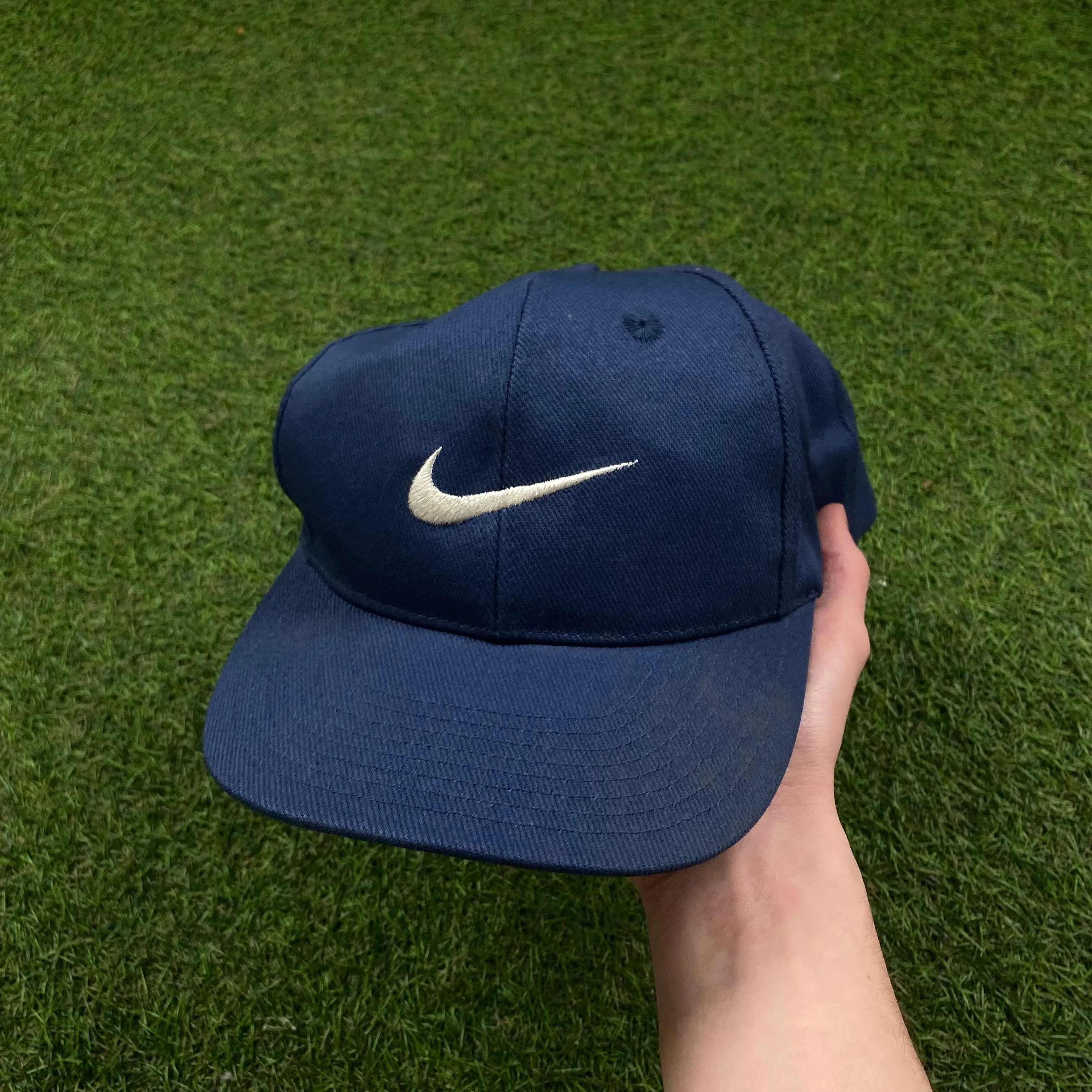 Vintage Nike Baseball Cap Hat Blue