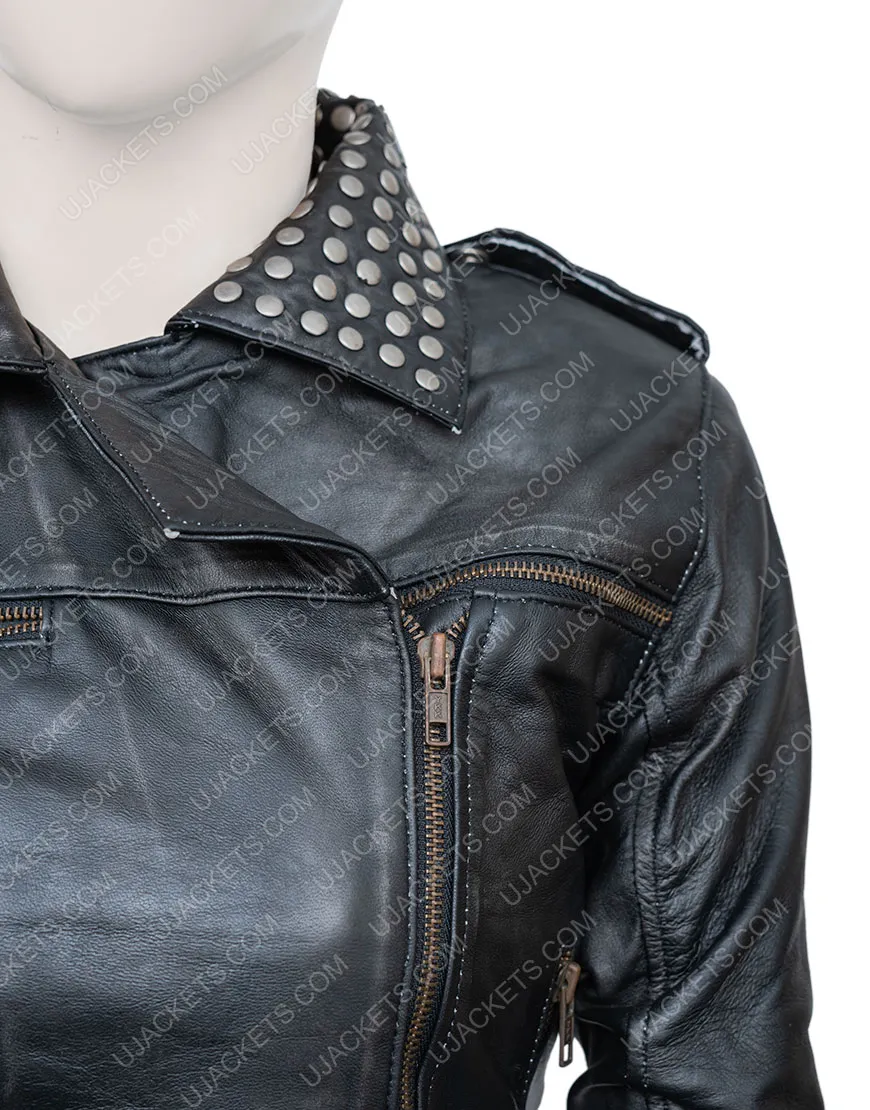 Vis a Vis El Oasis Macarena Ferreiro Leather Jacket