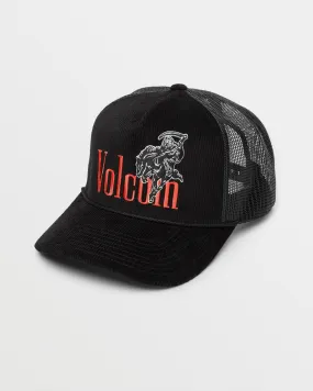 Volcom Cheat Death Trucker Hat-Black