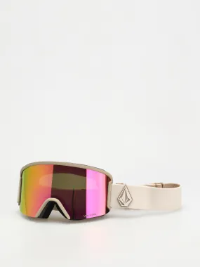 Volcom Garden Goggles (khakiest/sand/pink chrome+bl yellow)