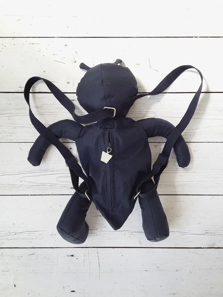 Walter Van Beirendonck W&LT dark blue alien backpack