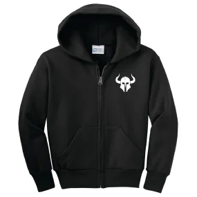 Warrior Brewing Youth Core Fleece Full-Zip Hooded Sweatshirt