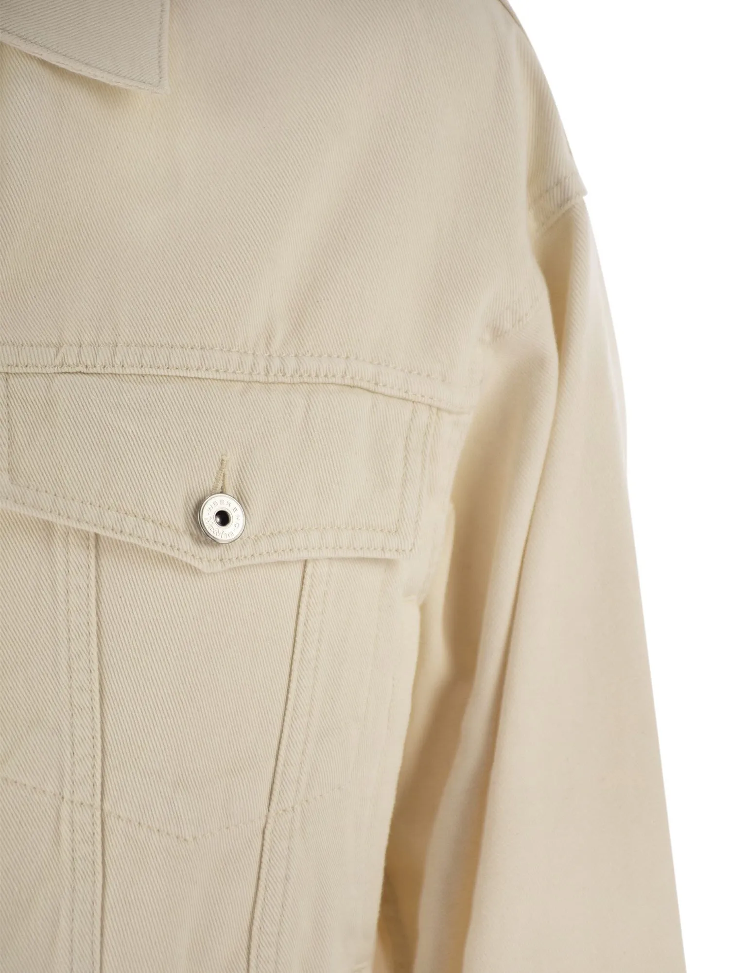 Weekend Max Mara    Weekend Max Mara Ribe Cotton Bull Cropped Jacket