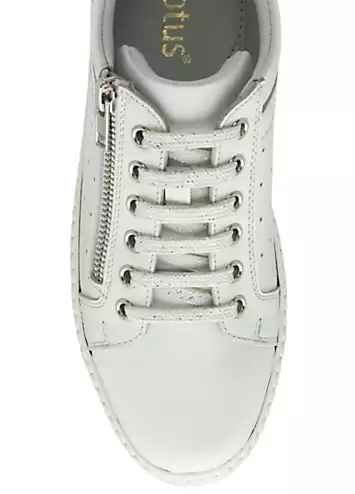 White Pedrina Trainers by Lotus | Look Again