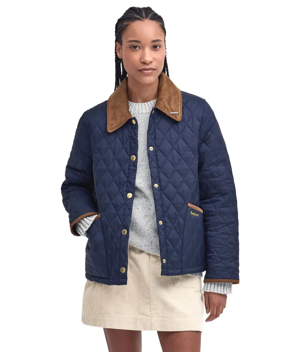 Women's Barbour 30th Anniversary Cropped Liddesdale Quilted Jacket