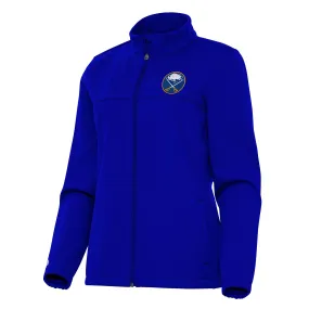 Women's Buffalo Sabres Antigua Royal Links 2 Full-Zip Golf Jacket