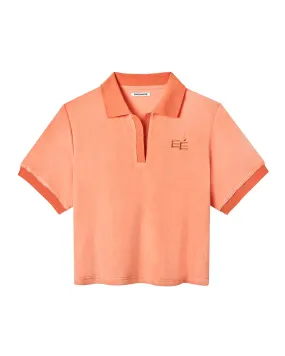 Women's Terry Polo | Peach