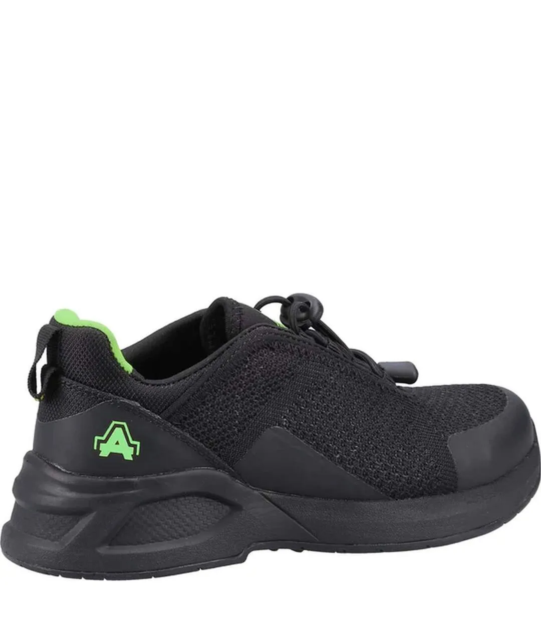 Womens/ladies 610 safety trainers black Amblers