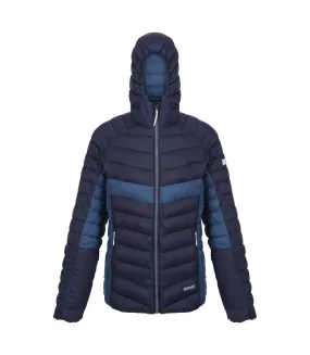 Womens/ladies harrock ii baffled hooded jacket navy/admiral blue Regatta