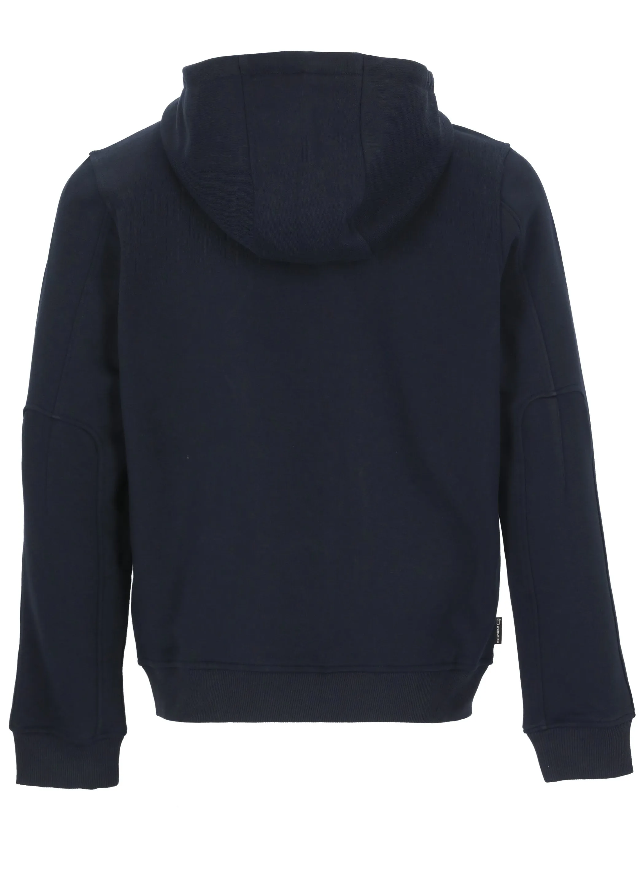 Woolrich Logo Embroidered Zip-Up Hoodie