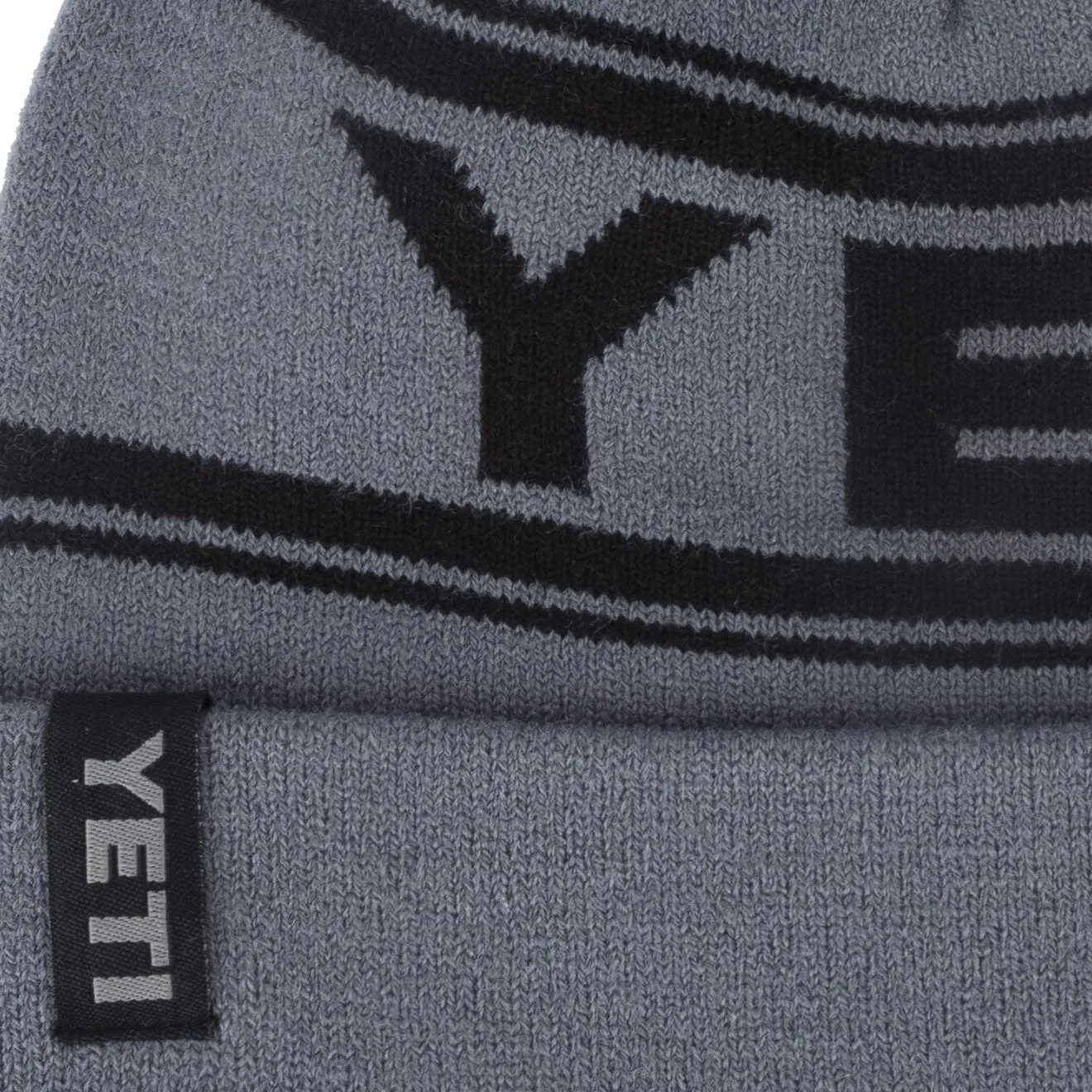 YETI Retro Knit Hat Grey / Black