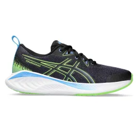 Youth Gel-Cumulus 25 Grade School Running Shoe - Black/Electric Lime - Regular (D)