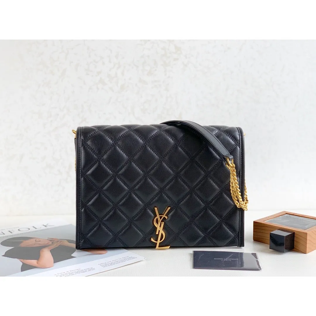 Yves Saint Laurent Becky Small Shoulder Bag Black